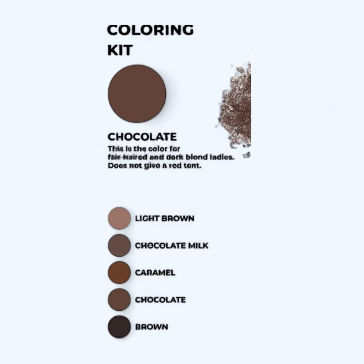 Brow Henna Kit šokoladas